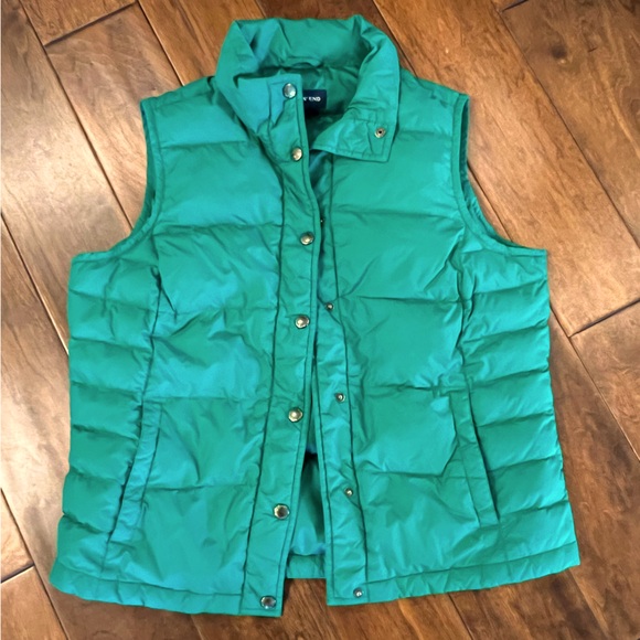 Lands' End Jackets & Blazers - Lands end green vest